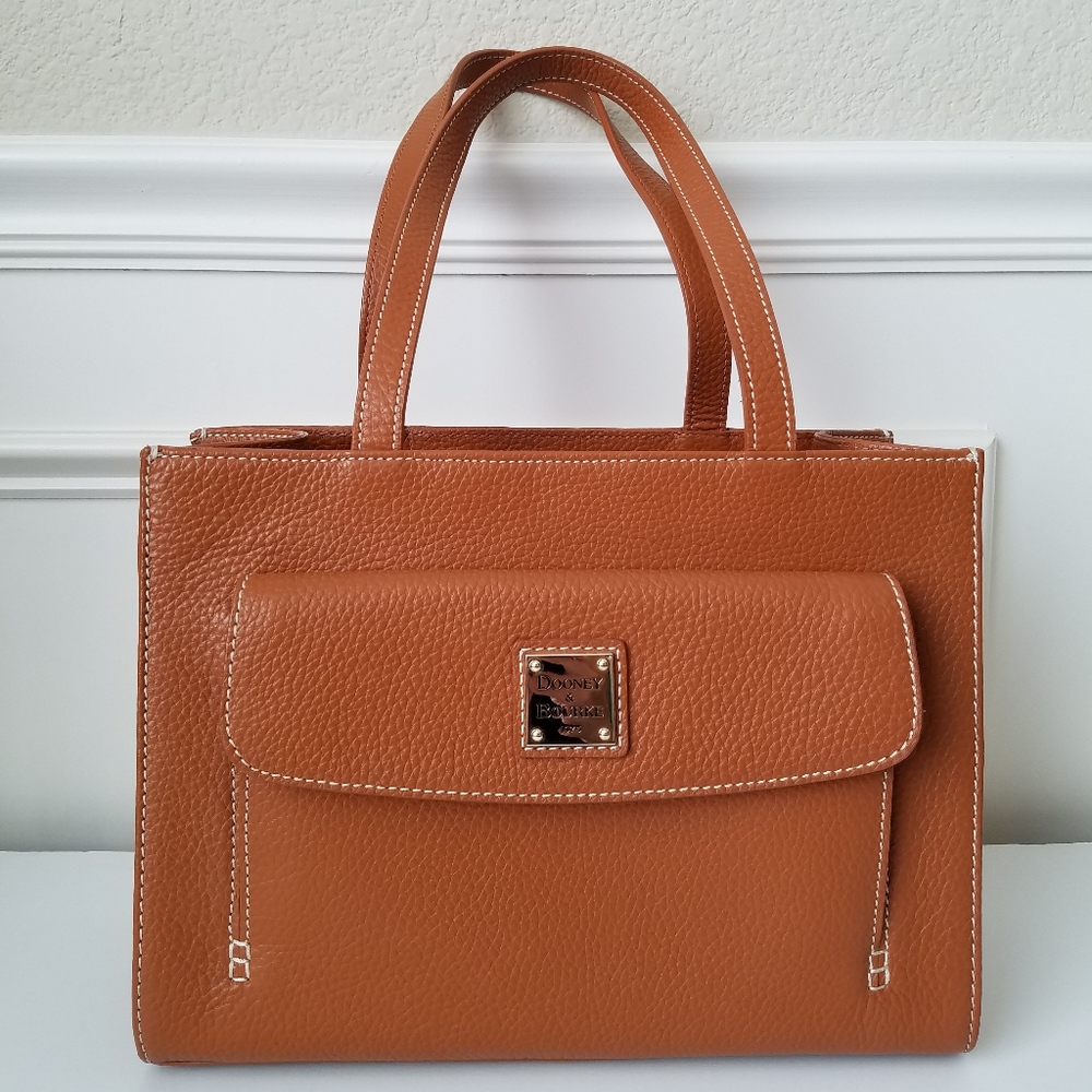 SOLD Dooney & Bourke Janine Front Pocket Satchel